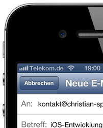 iPhone - Neue Mail